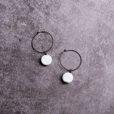 Pills Earrings White