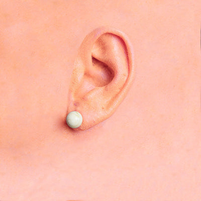 Centouno Ivory Stud Earrings Earrings by Cosima Montavoci - Sunset Yogurt