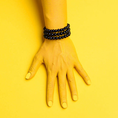 Centouno Black Spiral Bracelet Bracelets by Cosima Montavoci - Sunset Yogurt