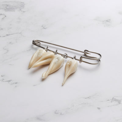 Teeth Statement Brooch