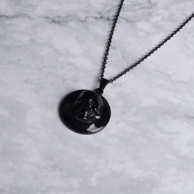 Skull Full Black Pendant