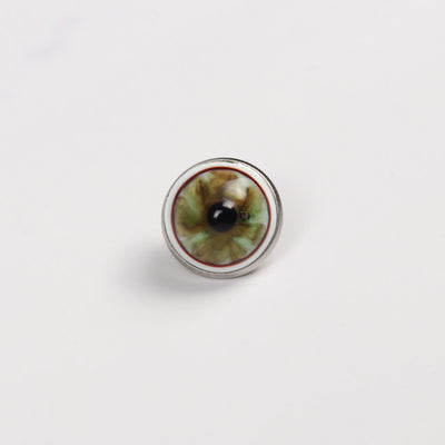 Green Eye Brooch