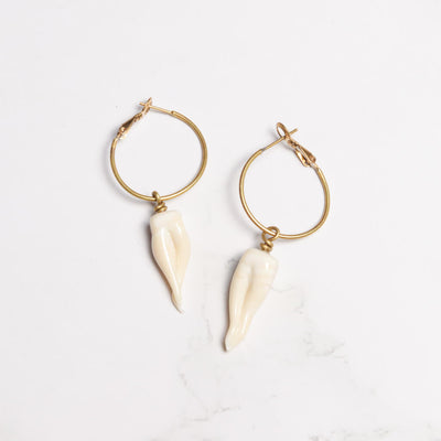 Teeth Hoop Earrings
