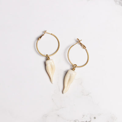 Teeth Hoop Earrings