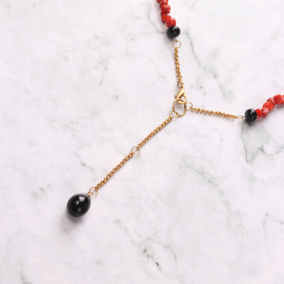 Tiny Leg Coral Necklace