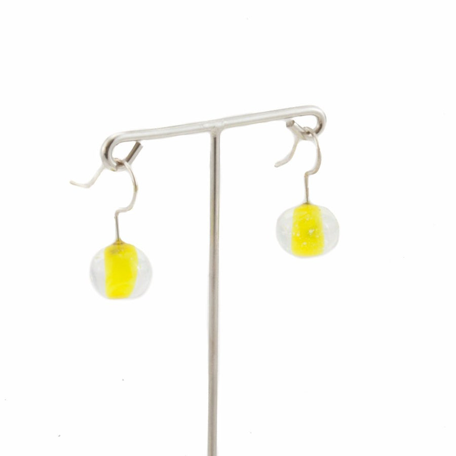 Biglia Yellow Short Earrings Earrings by Cosima Montavoci - Sunset Yogurt