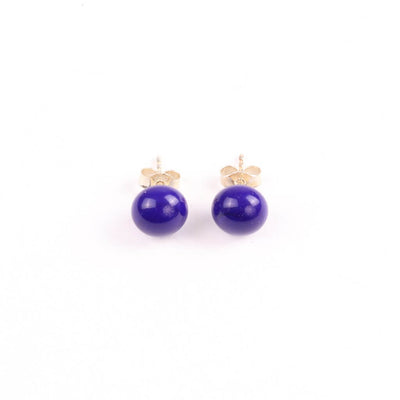 Centouno Cobalt Blue Stud Earrings