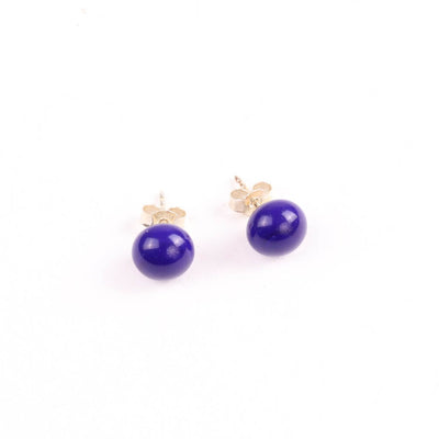 Centouno Cobalt Blue Stud Earrings