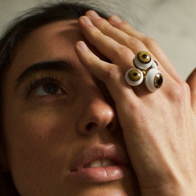 Eyes Statement Ring