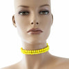 Centouno Yellow Choker Necklace Necklace by Cosima Montavoci - Sunset Yogurt
