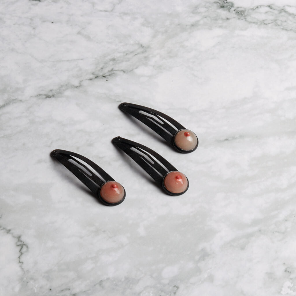 Boobie Black Hair Clip