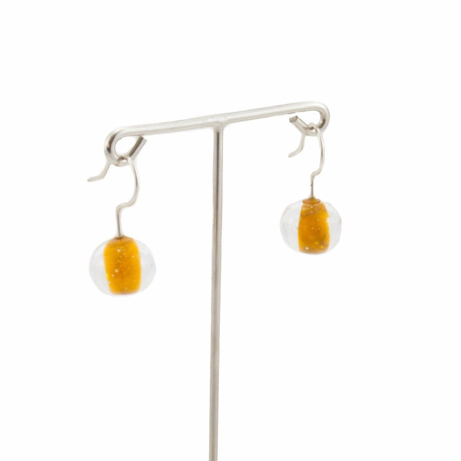 Biglia Orange Short Earrings Earrings by Cosima Montavoci - Sunset Yogurt