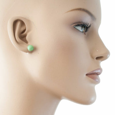 Centouno 60's Green Stud Earrings Earrings by Cosima Montavoci - Sunset Yogurt