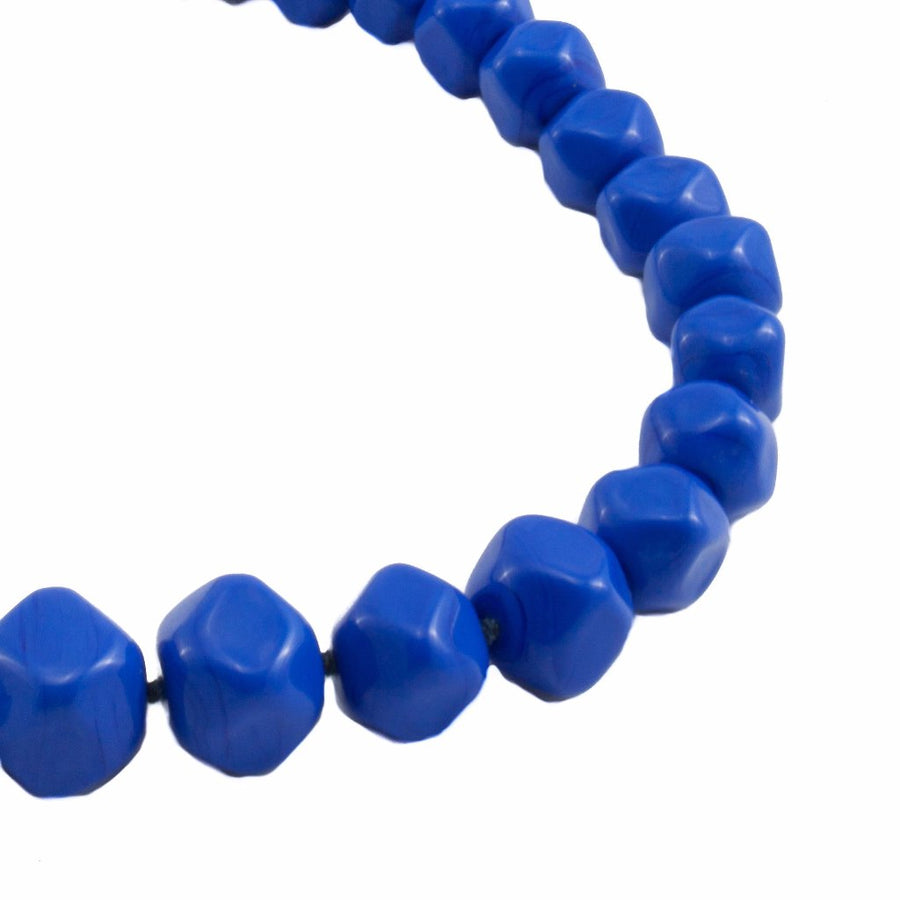 Squarebeat Blue Necklace